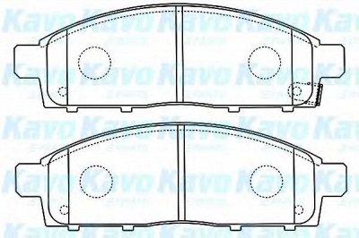 KAVO PARTS bp5552 -  Комплект тормозных колодок, дисковый тормоз